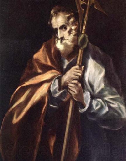 GRECO, El Apostle St Thaddeus Spain oil painting art